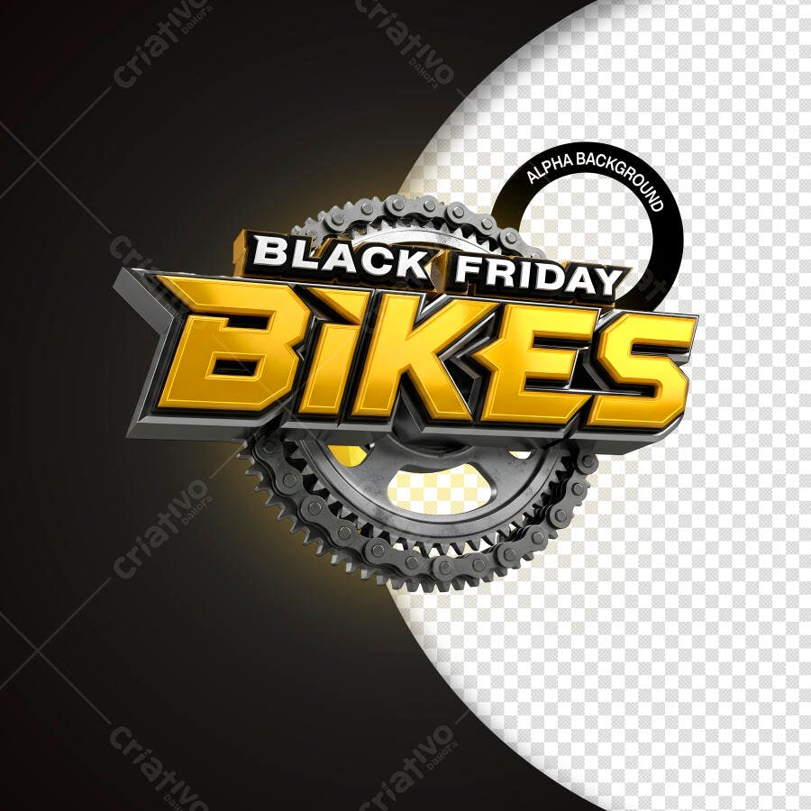 Arte Promocional Black Friday Bikes PSD Editável