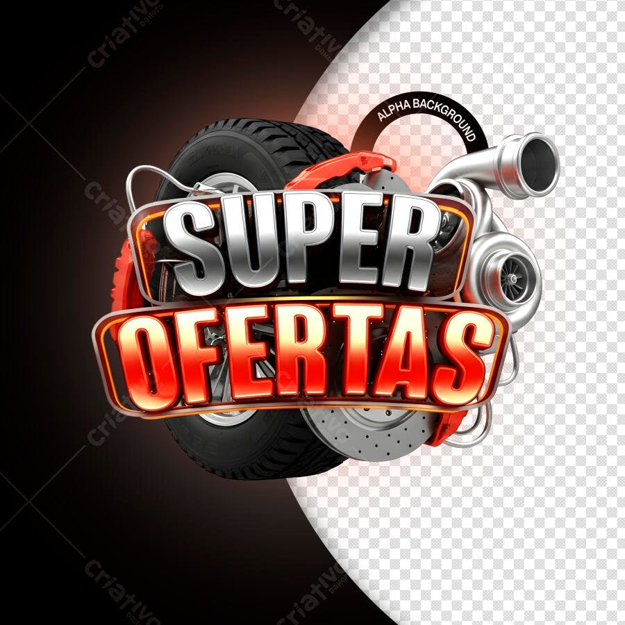Banner para Super Ofertas Automotivas Psd Editável