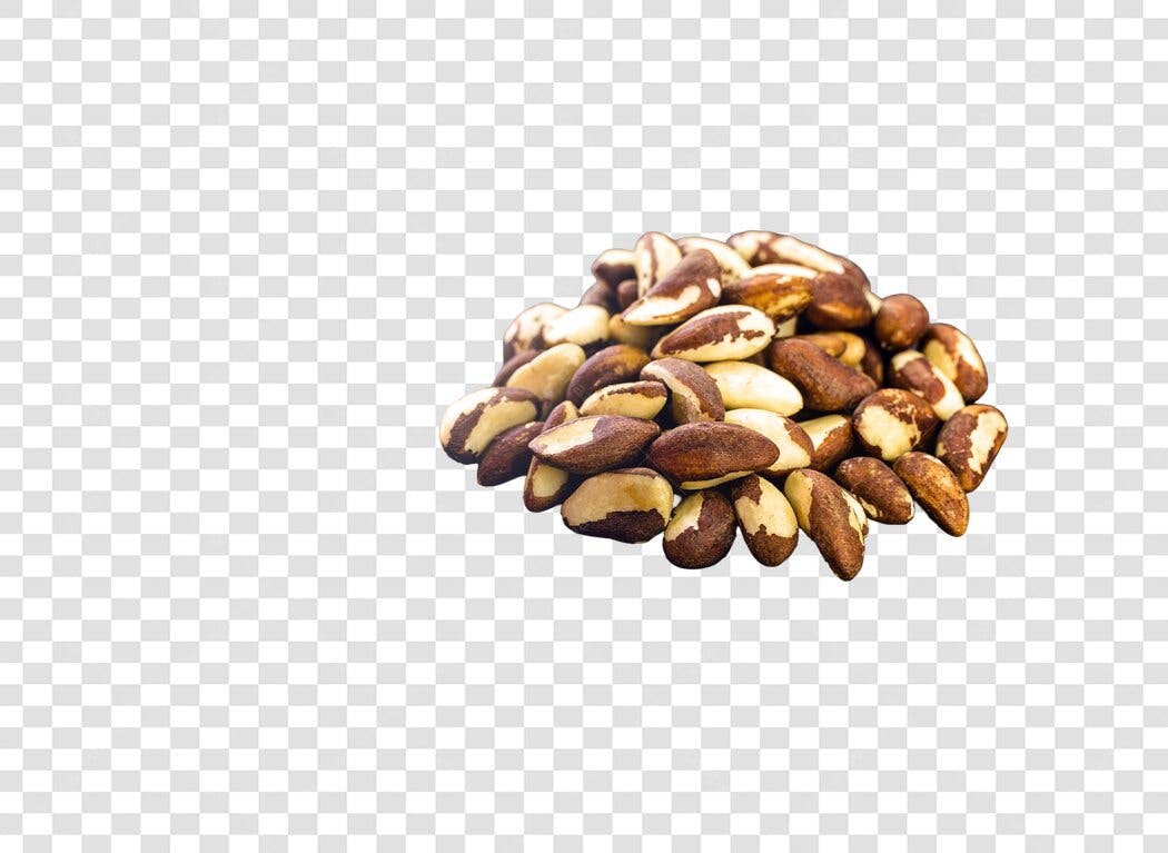 Alimento Castanhas do Pará PNG com fundo transparente
