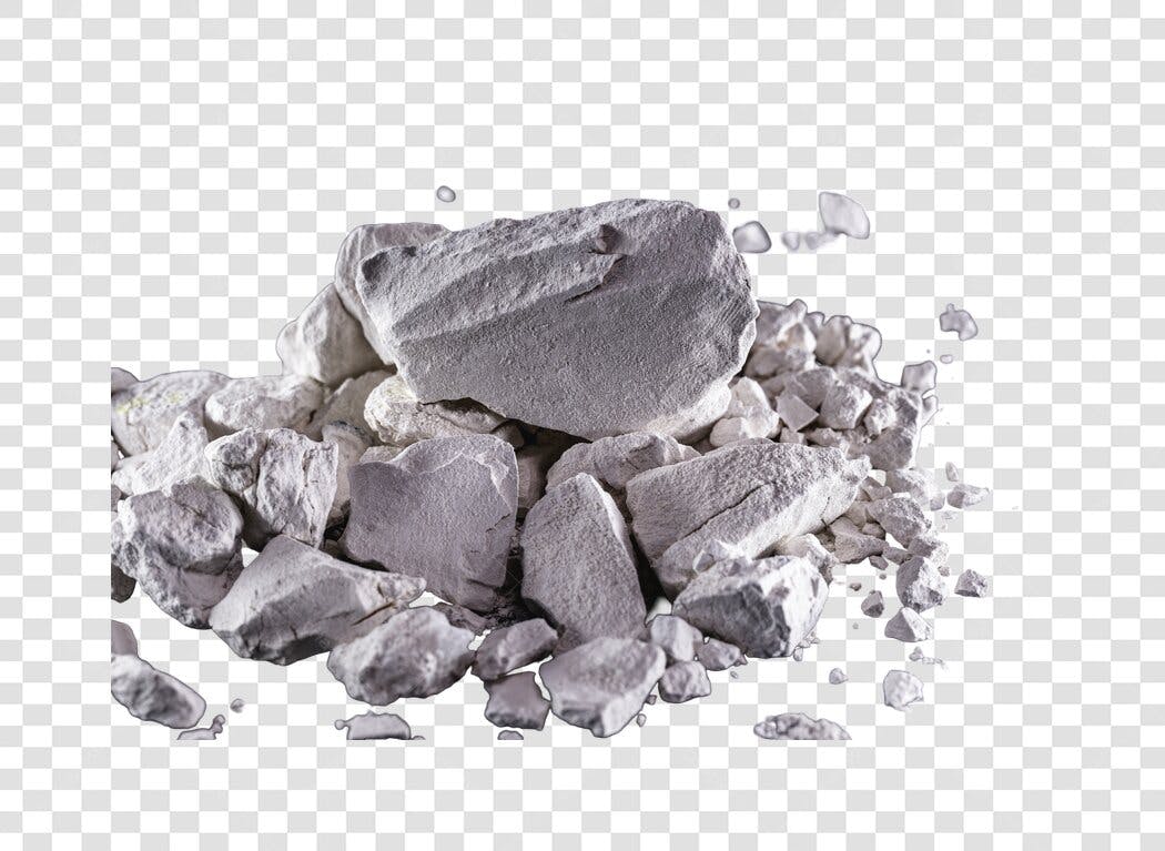 Recurso gráfico pilha pedras brancas calcário textura PNG com fundo transparente