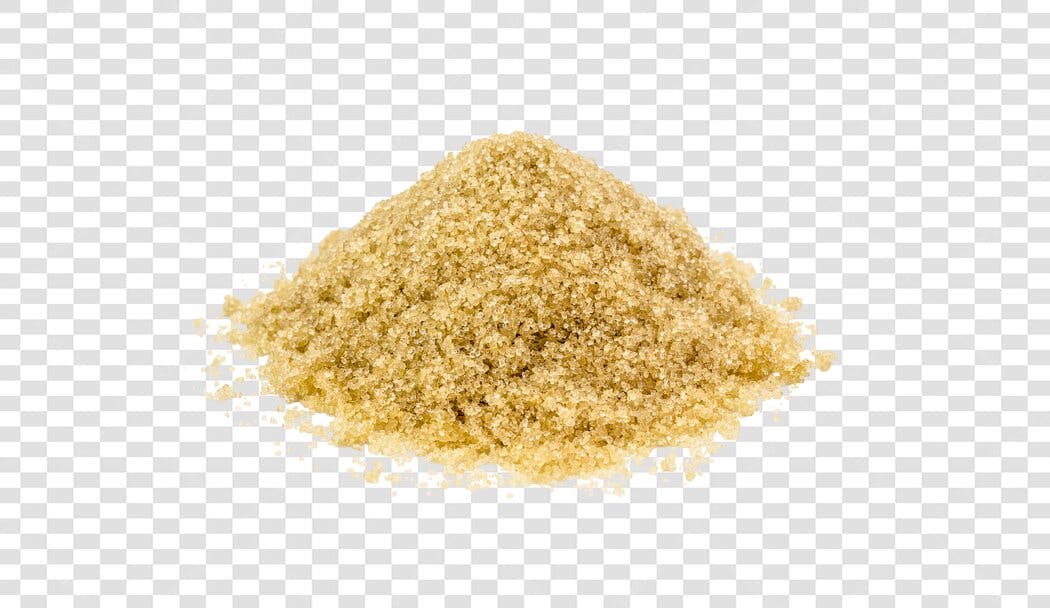 Elemento gráfico Montinho de Açúcar Mascavo para Receitas PNG com fundo transparente