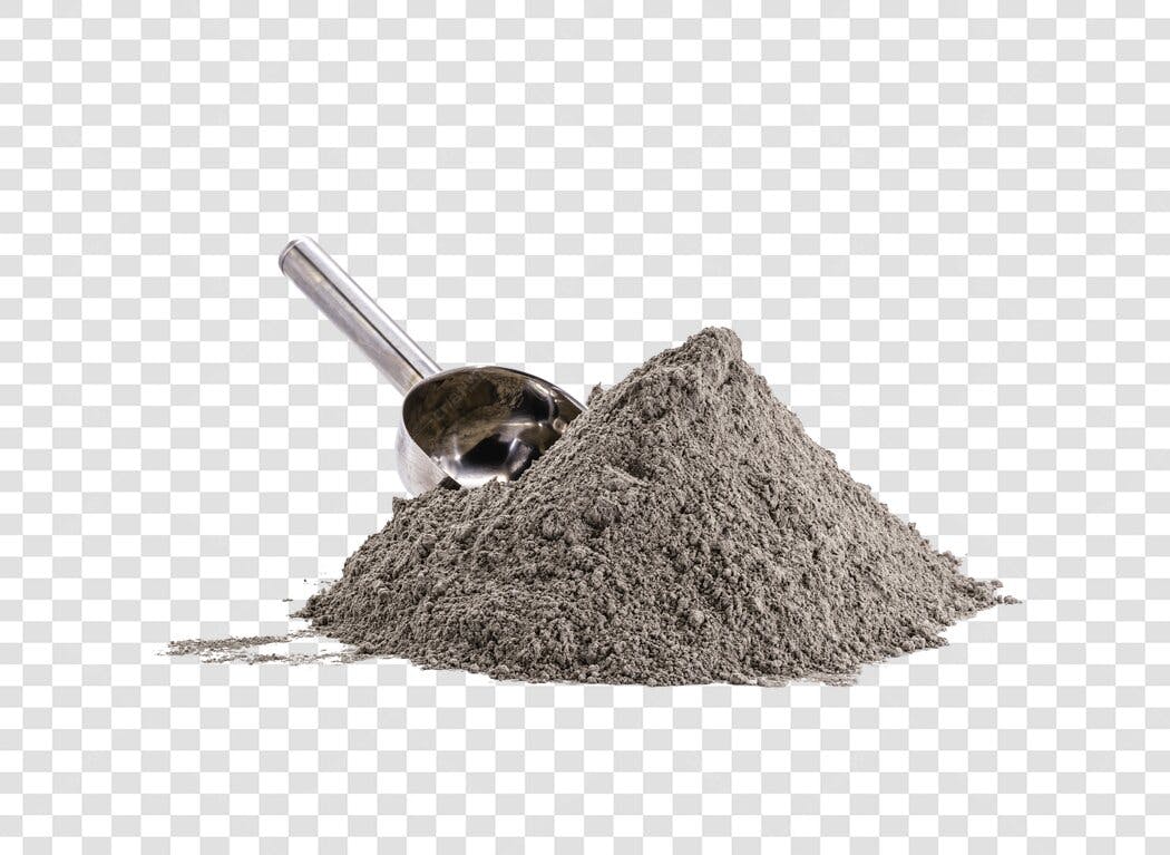 Imagem de Produto Pó de Cimento com Colher Medidora PNG com fundo transparente