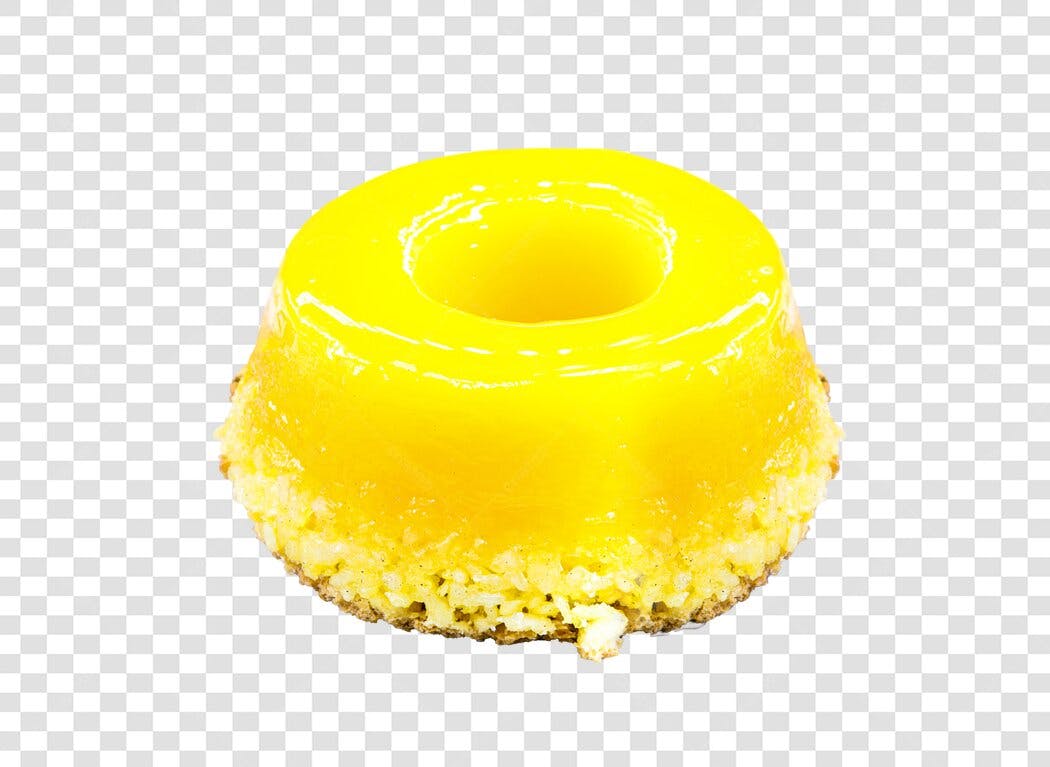 Imagem de Quindim Doce de Coco e Gema Amarelo PNG com fundo transparente