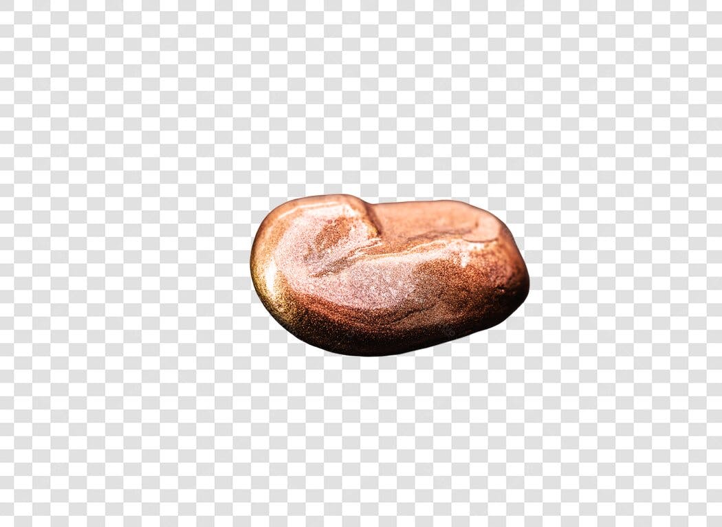 Elemento Gráfico Grão de Café Torrado Marrom PNG com fundo transparente