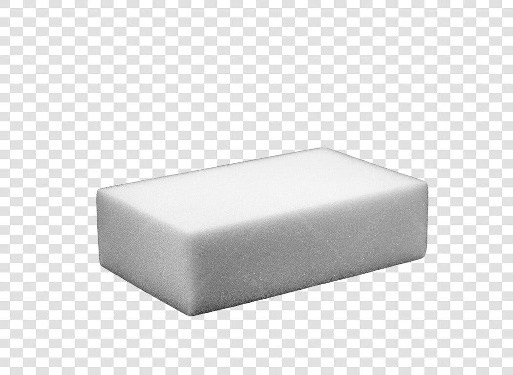 Lixa de Unha Bloco Polidor Branco e Cinza PNG com fundo transparente