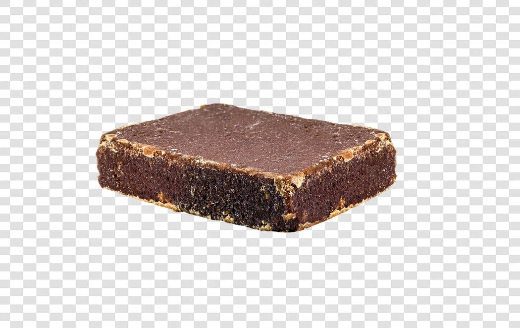 Doce de amendoim de corte marrom PNG com fundo transparente