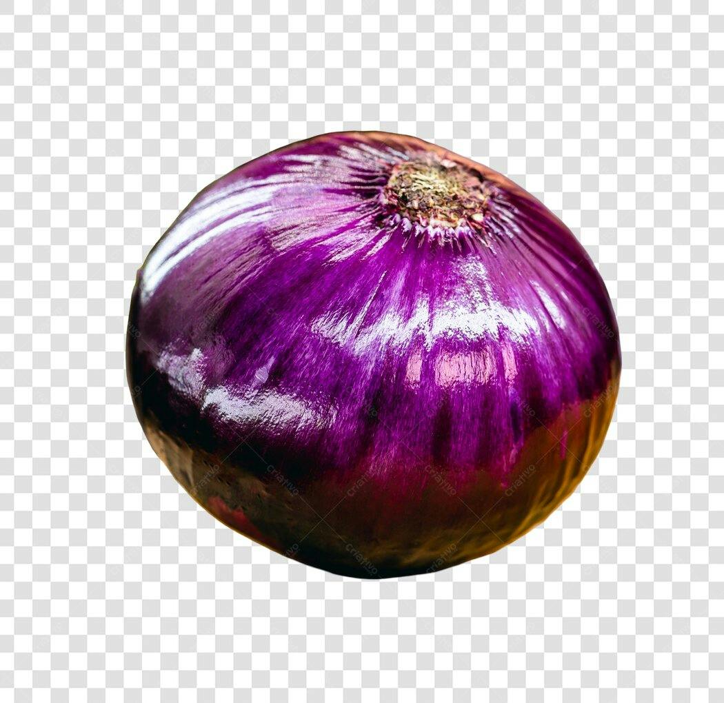 Cebola Roxa Fresca Ingrediente Culinário PNG com fundo transparente