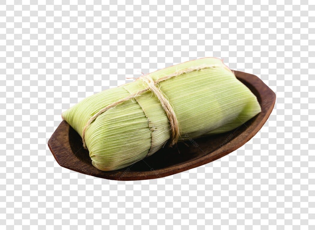 Elemento Pamonha Tradicional Brasileira em Tigela para Culinária Junina PNG com fundo transparente