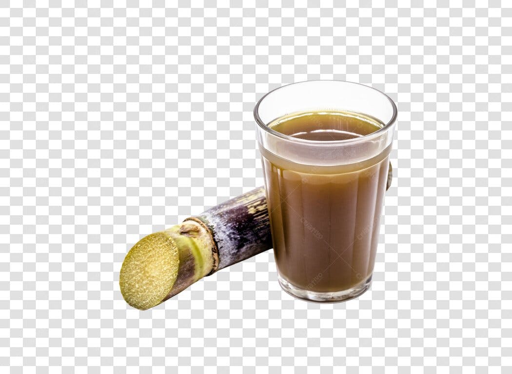Elemento gráfico Caldo de Cana e Cana-de-açúcar PNG com fundo transparente