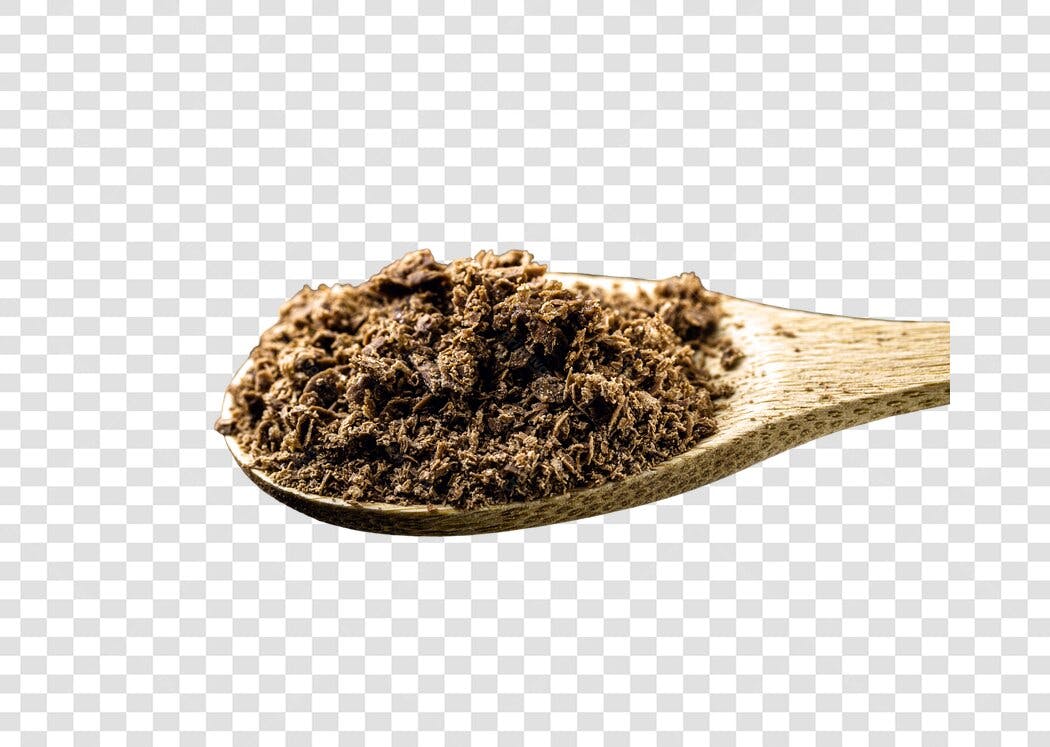 Ingrediente Café Moído Colher Madeira para Culinária PNG com fundo transparente