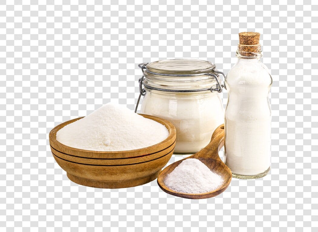 Ingredientes de Confeitaria Açúcar Farinha Leite PNG com fundo transparente