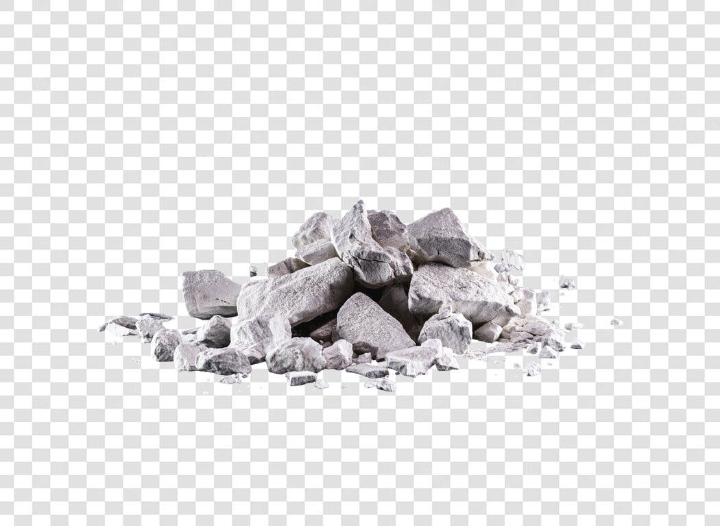Elemento Gráfico Pilha Gesso Pedras Brancas Cinzas Textura PNG com fundo transparente