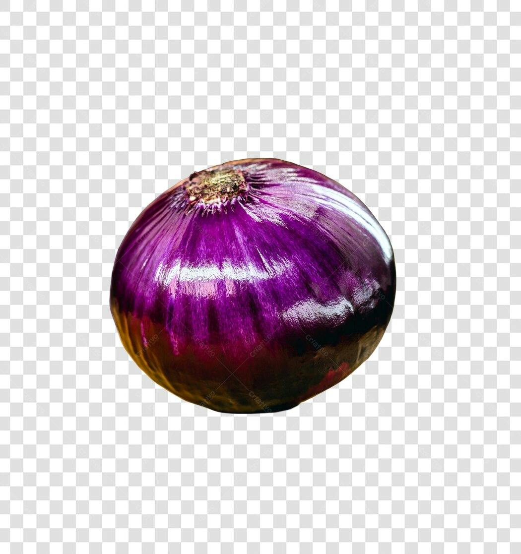 Imagem de ingrediente Cebola Roxa Fresca PNG com fundo transparente