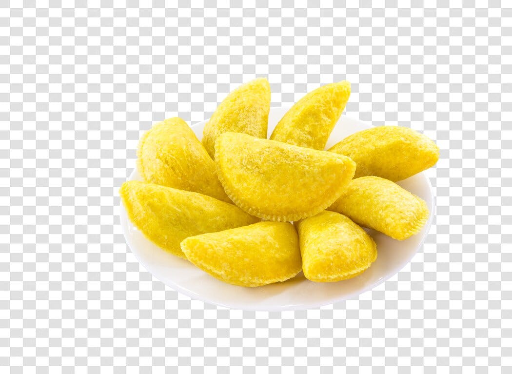 Imagem de Salgados Amarelos Empanadas Pastéis PNG com fundo transparente