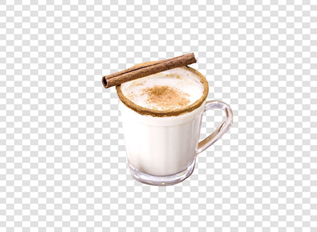 Imagem para Natal Inverno Feriado de bebida quente com canela na caneca PNG com fundo transparente