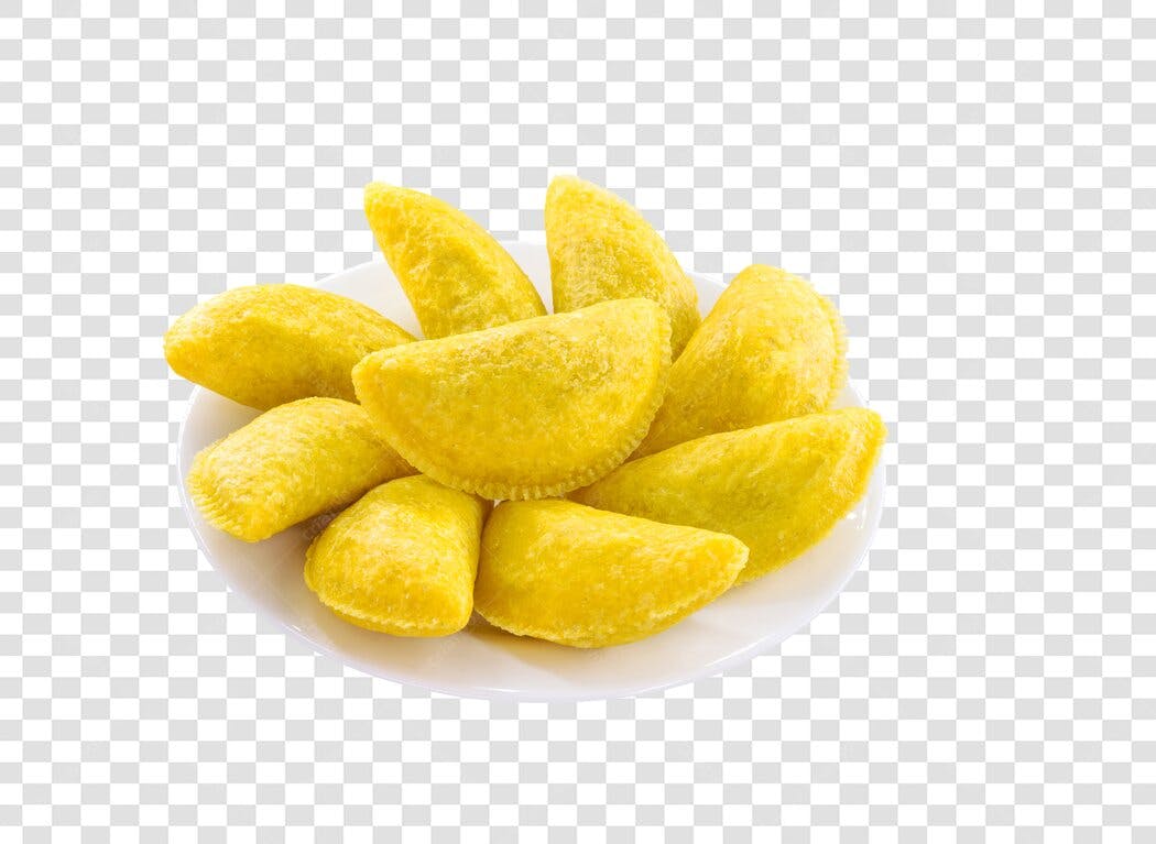 Imagem de Salgados Fritos Amarelos Tipo Empanadas PNG com fundo transparente