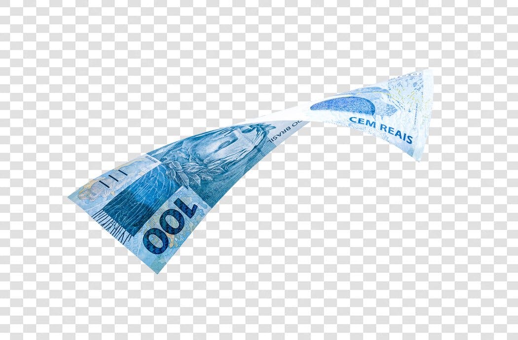 Nota de 100 Reais Brasileiro Finanças Economia PNG com fundo transparente