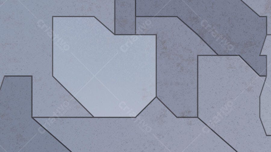 Textura metal geométrica futurista cinza para material 3D