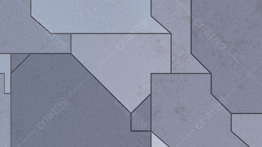 Textura painel concreto geométrico cinza azulado para material 3D e fundo