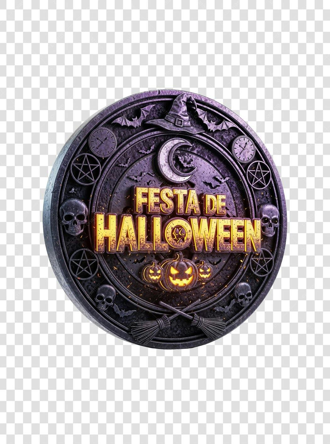 Gráfico Festa de Halloween 31 de Outubro PNG com fundo transparente