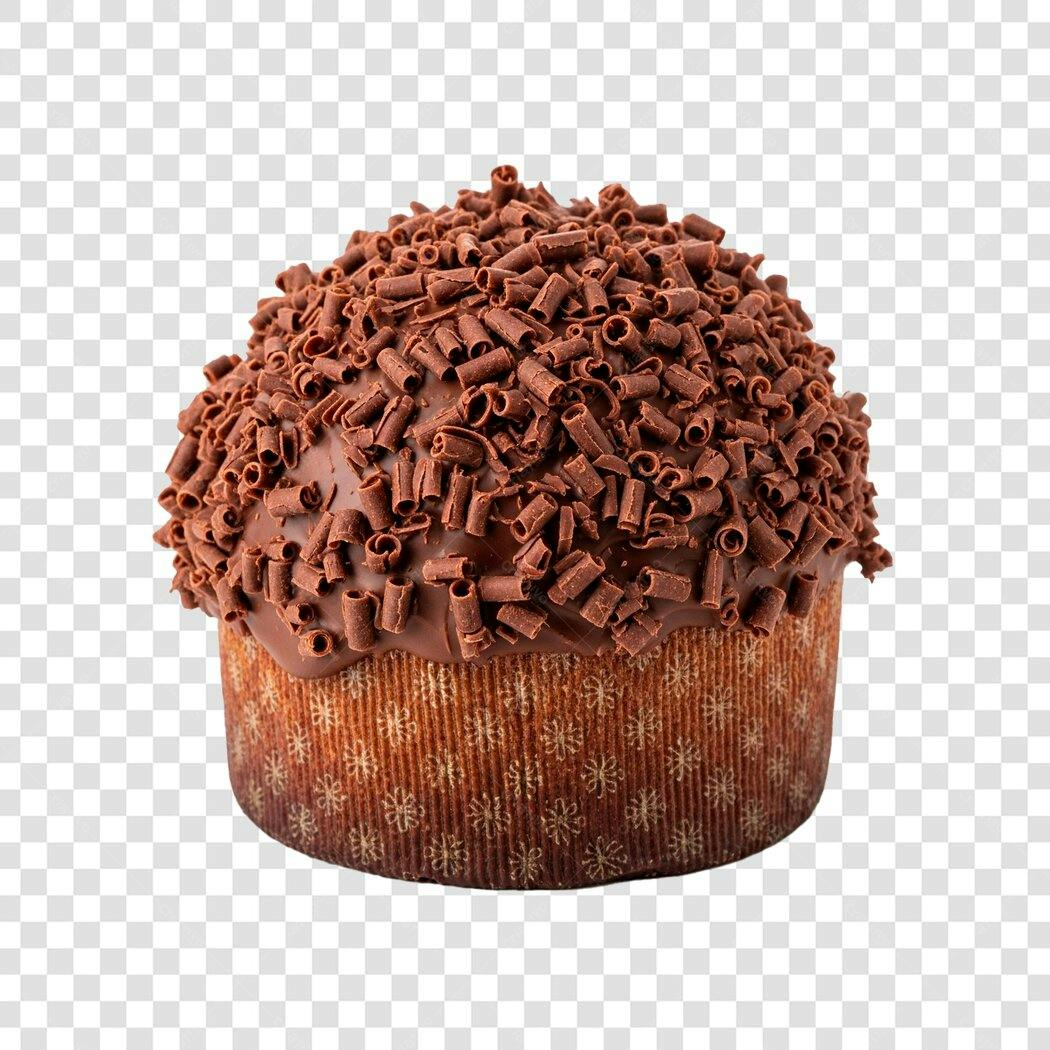 Post Instagram Cupcake de Chocolate com Raspas PNG com fundo transparente