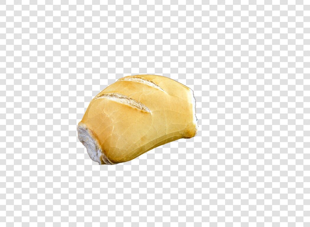 Elemento gráfico de Pão Francês fresco dourado PNG com fundo transparente