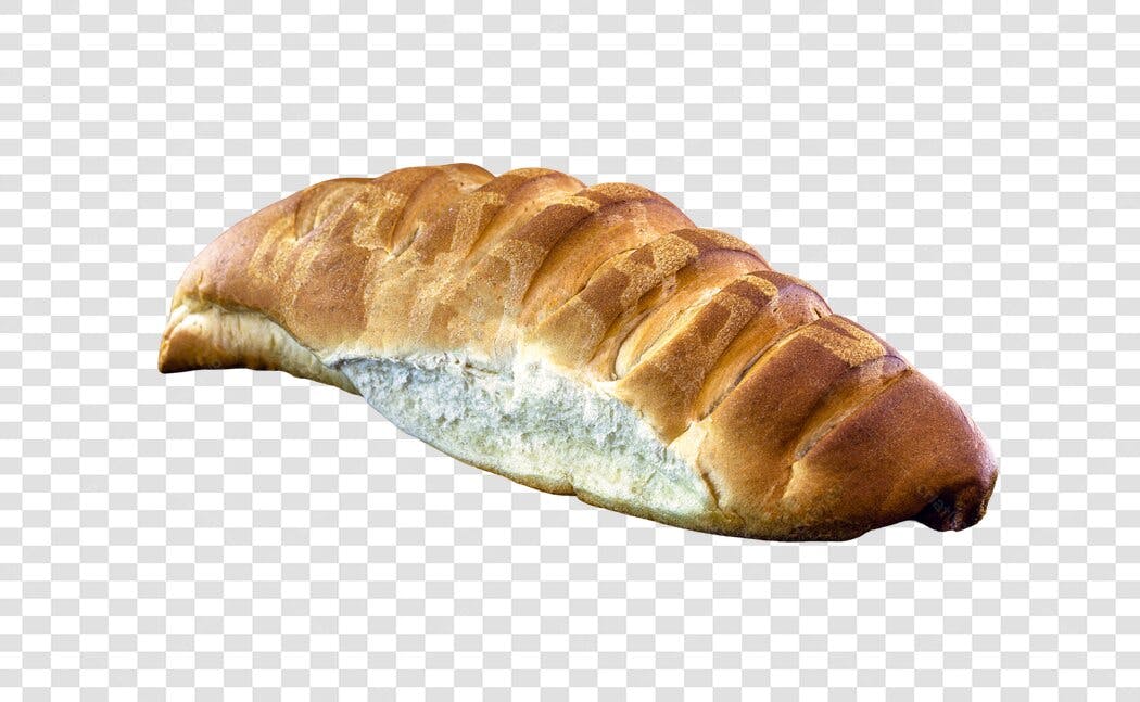Elemento gráfico Pão artesanal dourado PNG com fundo transparente