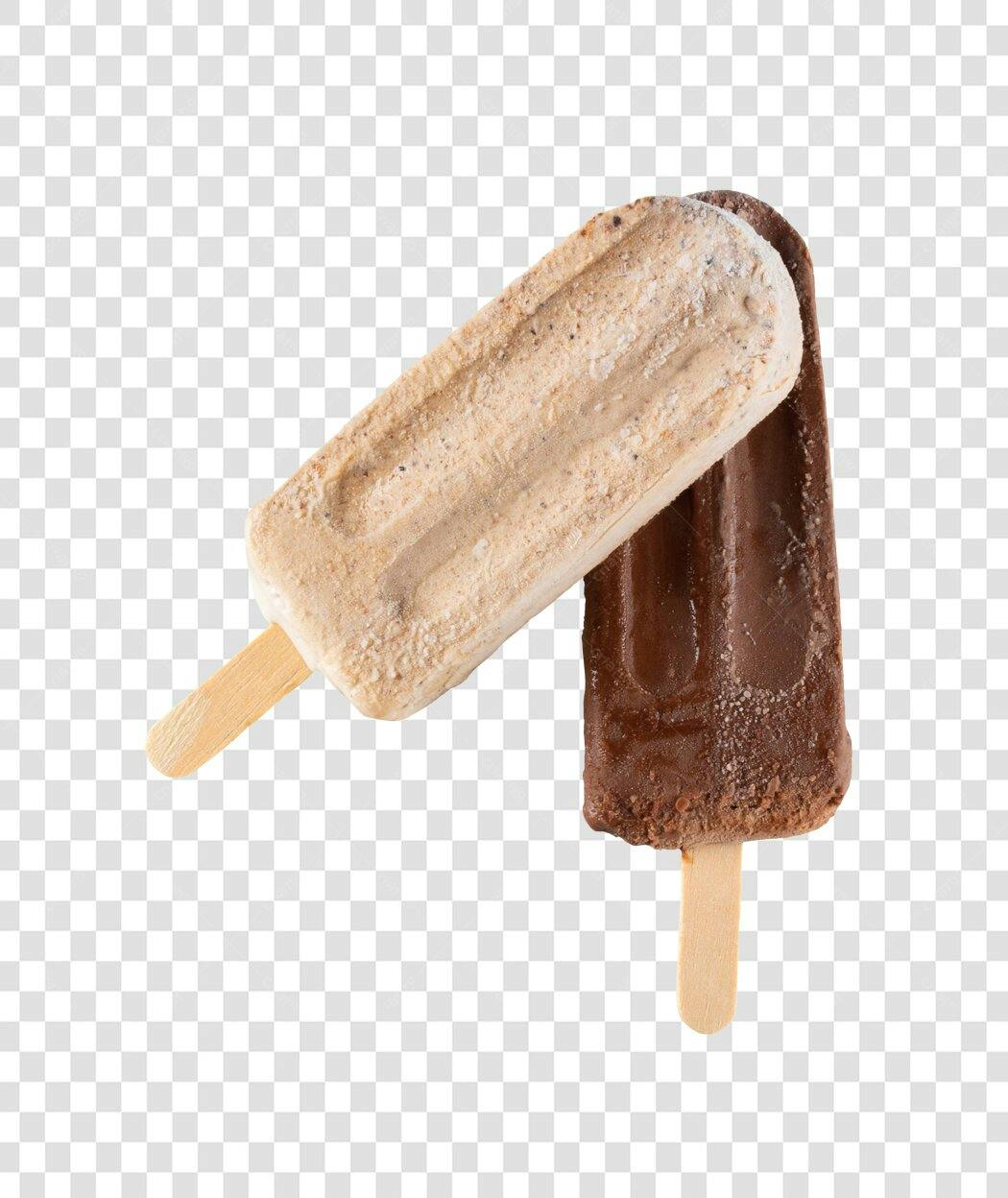 Imagem PNG Picolés chocolate creme gelado verão com fundo transparente