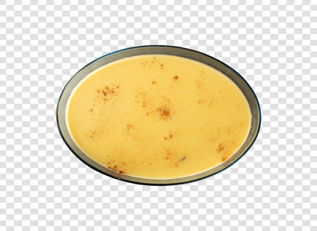 Alimento sobremesa gemada creme com canela para Natal PNG com fundo transparente