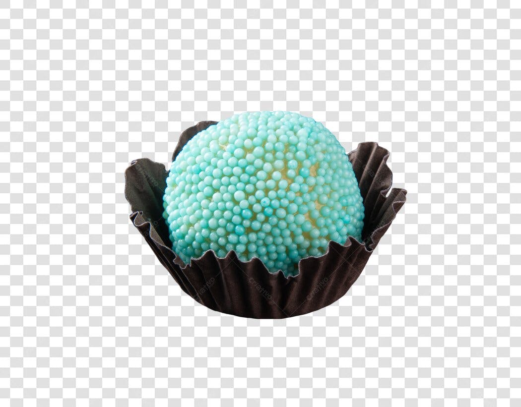 Doce de festa aniversário chá de bebê azul claro PNG com fundo transparente