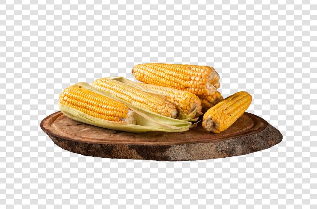 Imagem de Milho na Tábua para Festa Junina Culinária e Agricultura PNG com fundo transparente