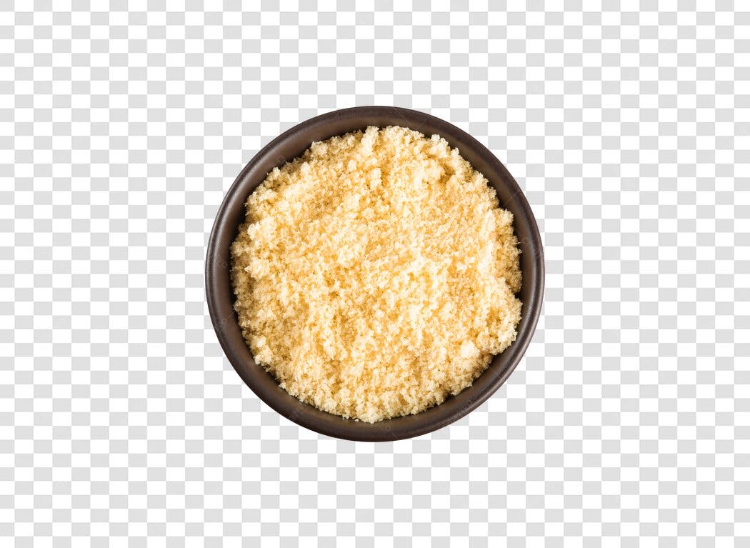 Pote de Farofa Brasileira Comida Típica PNG com fundo transparente