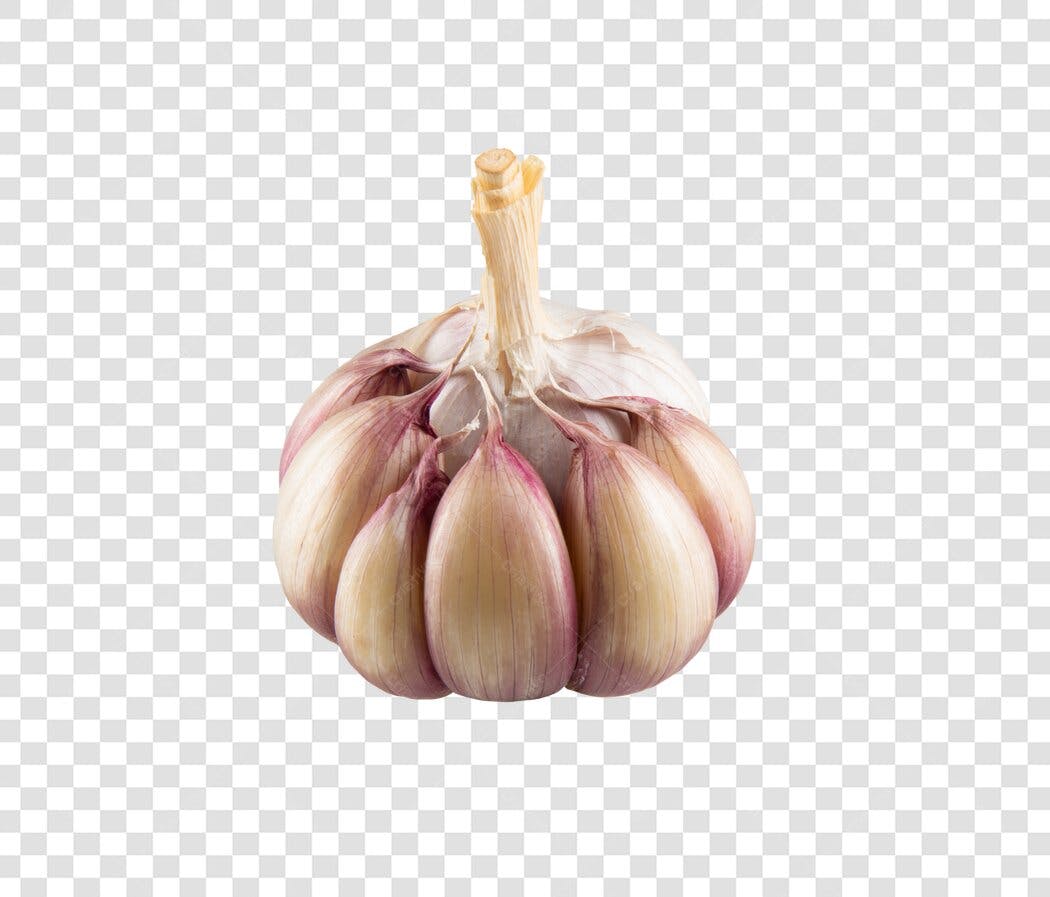 Imagem de Alho Roxo e Branco para Culinária PNG com fundo transparente