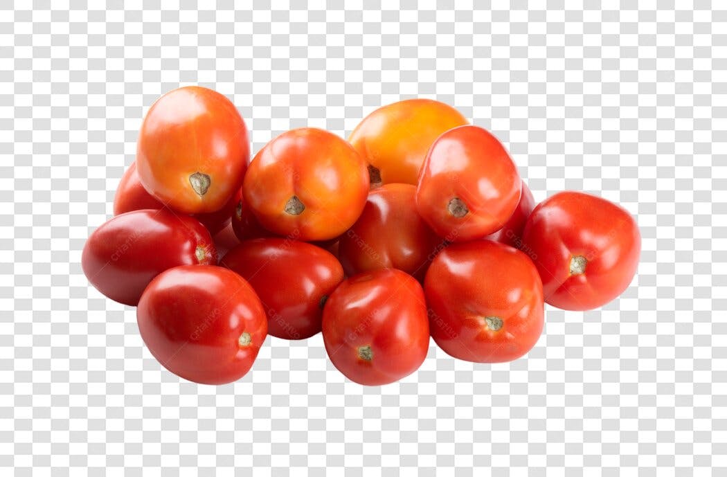 Elemento de design Tomates Vermelhos Frescos PNG com fundo transparente