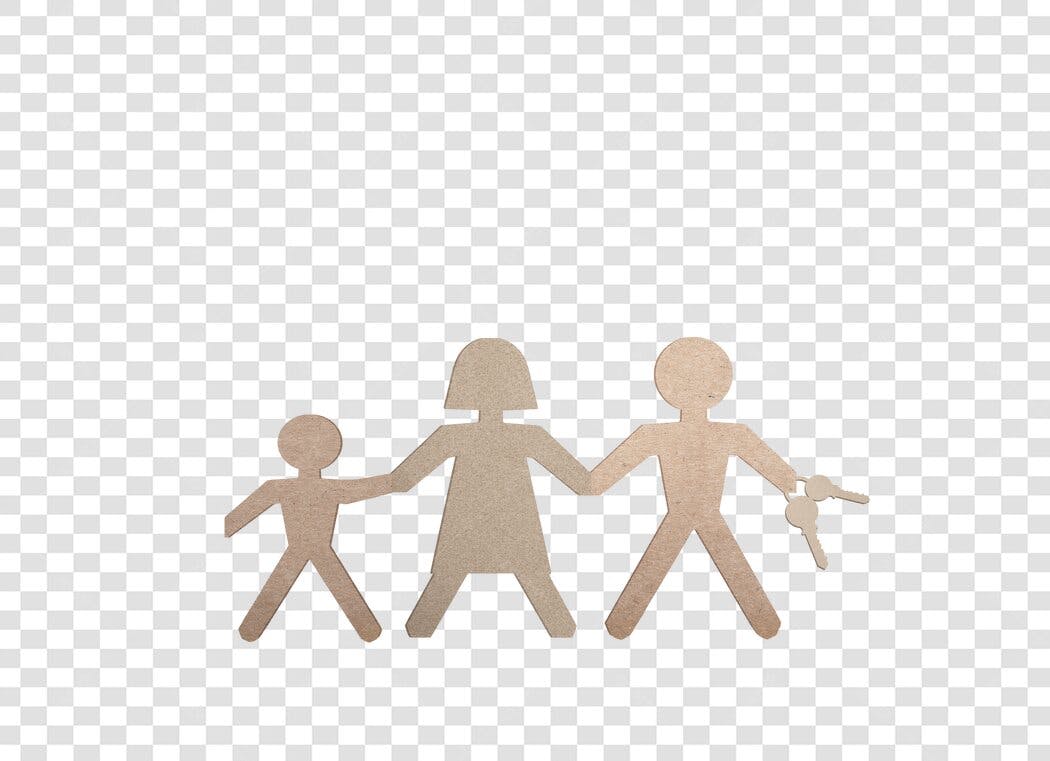 Ícone Família e Lar com Chaves PNG com fundo transparente