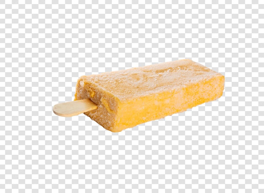 Picolé de fruta tropical congelado para publicidade de verão PNG com fundo transparente