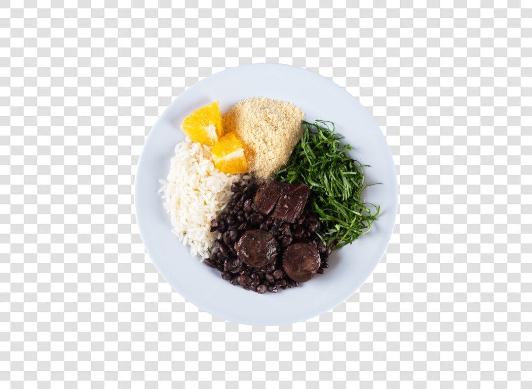 Imagem de Comida Feijoada Completa Brasileira PNG com fundo transparente