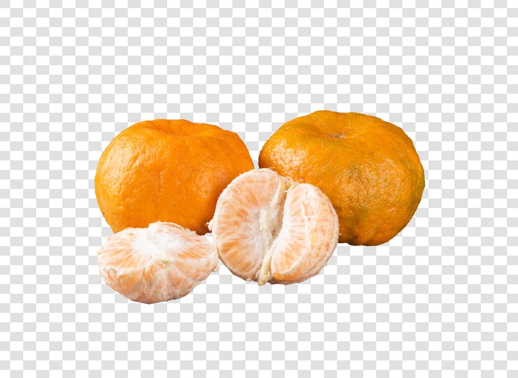 Elemento Gráfico Tangerinas Mexericas Frescas PNG com fundo transparente