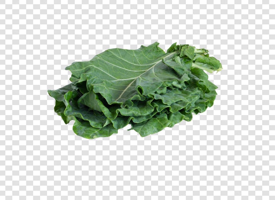 Ingrediente alimentar Couve folha fresca PNG com fundo transparente