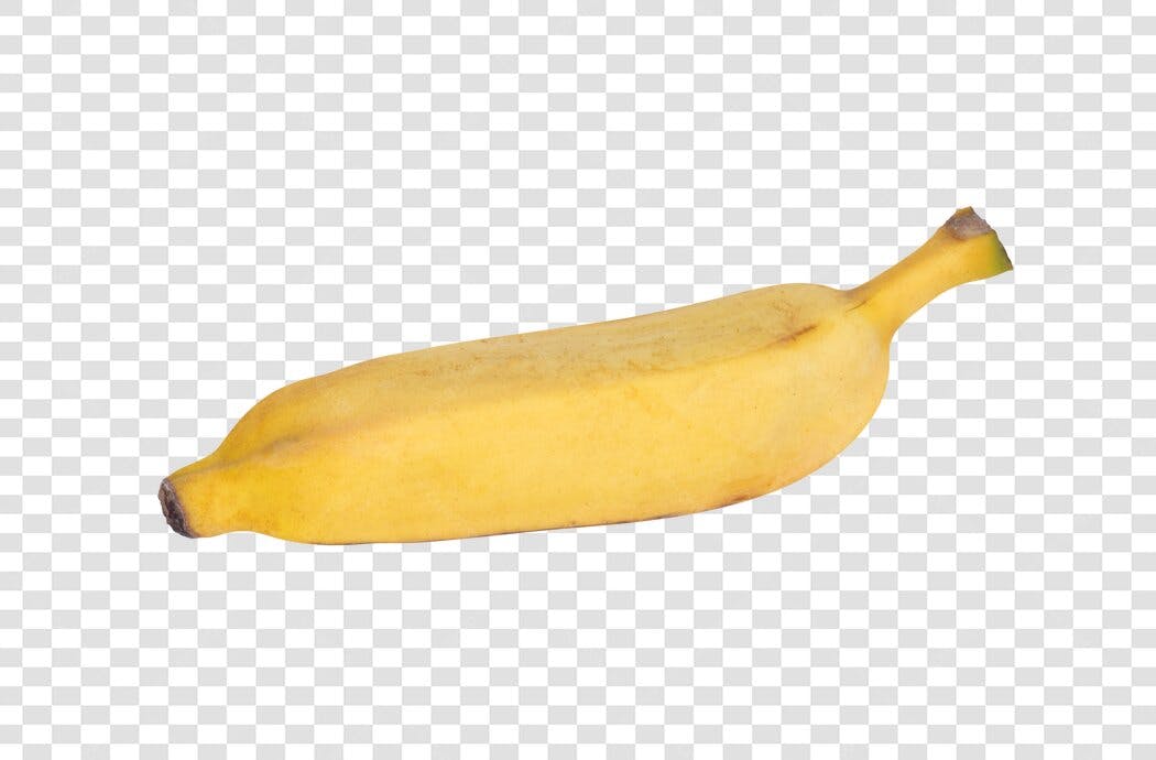 Foto de Banana Amarela Madura PNG com fundo transparente