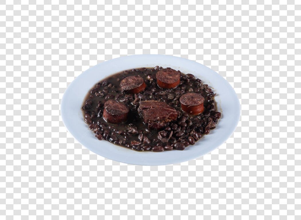 Imagem de Feijoada Completa com Carne e Linguiça PNG com fundo transparente