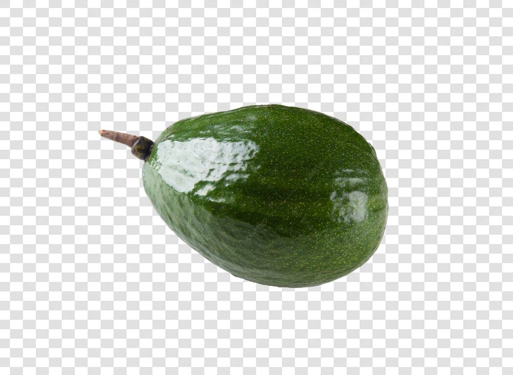 Objeto Abacate Verde Fresco Saudável PNG com fundo transparente