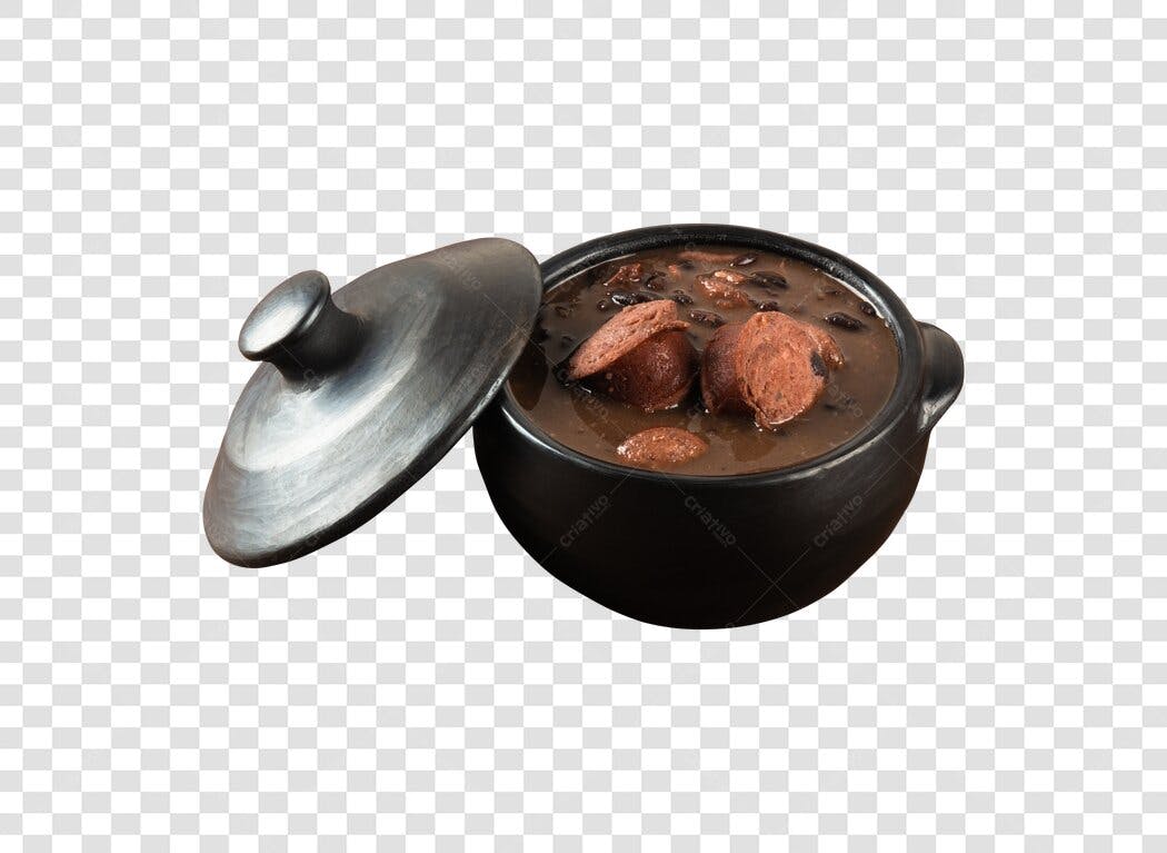 Imagem de Feijoada Tradicional em Panela de Barro PNG com fundo transparente