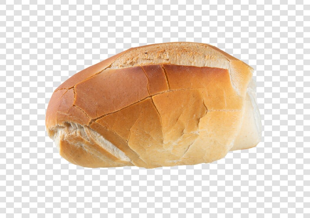Pão Francês crocante dourado para padaria e mercado PNG com fundo transparente