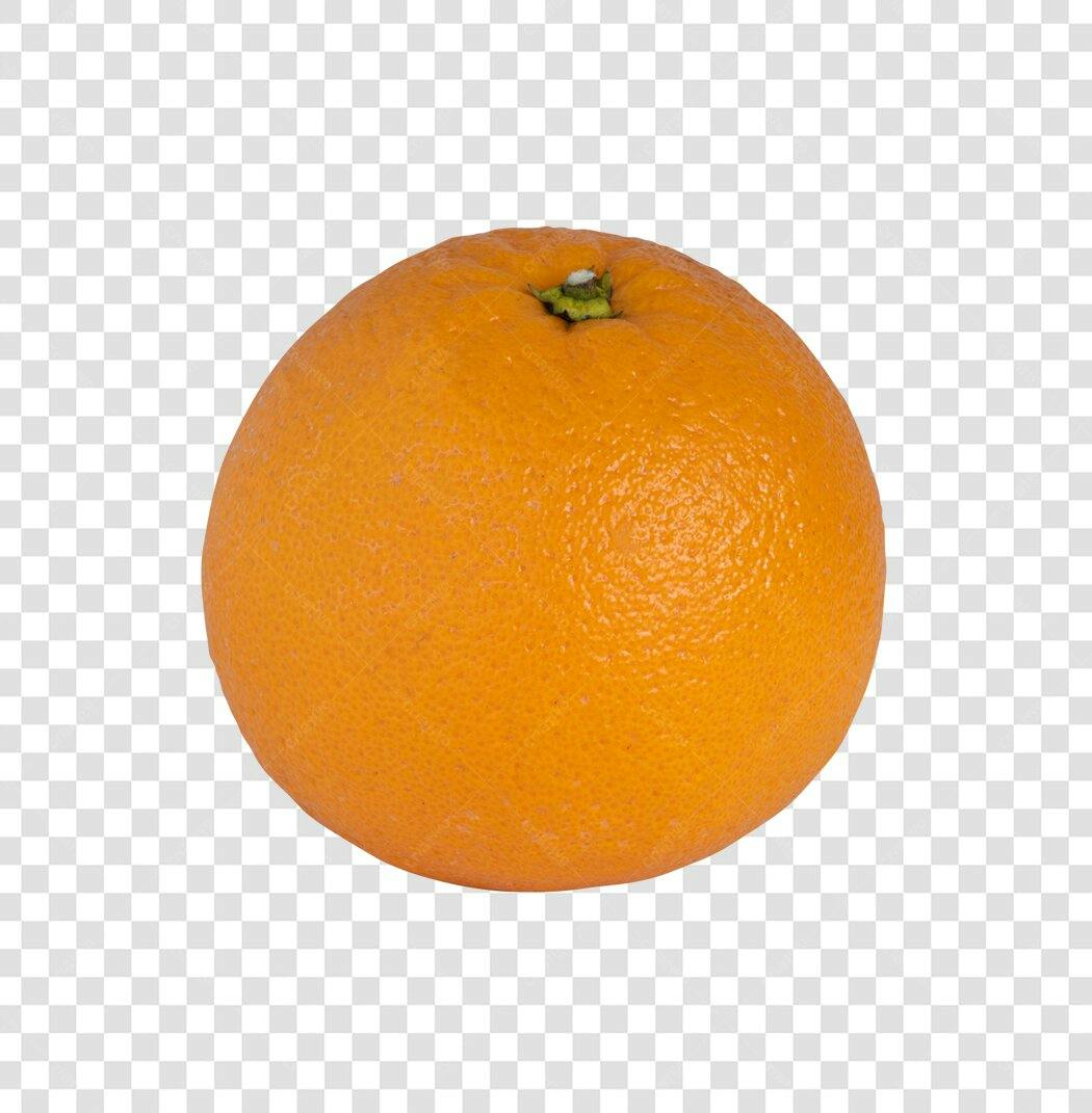 Elemento Gráfico Laranja Inteira Fresca PNG com fundo transparente