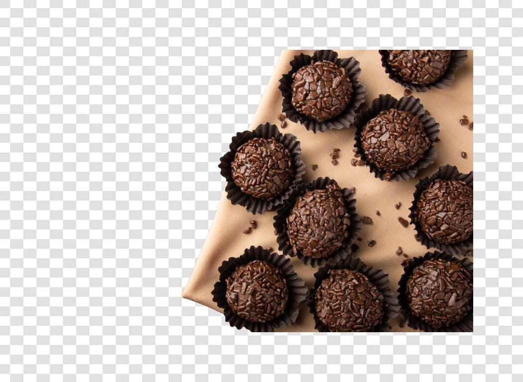 Imagem para Social Media Brigadeiros Brasileiros Gourmet PNG com fundo transparente
