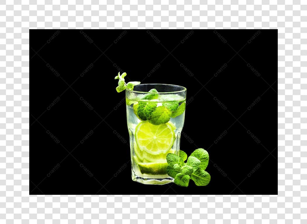 Imagem para Mojito refrescante com limão e hortelã PNG com fundo transparente