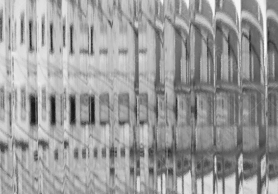 Textura vidro canelado translúcido para fundo arquitetônico