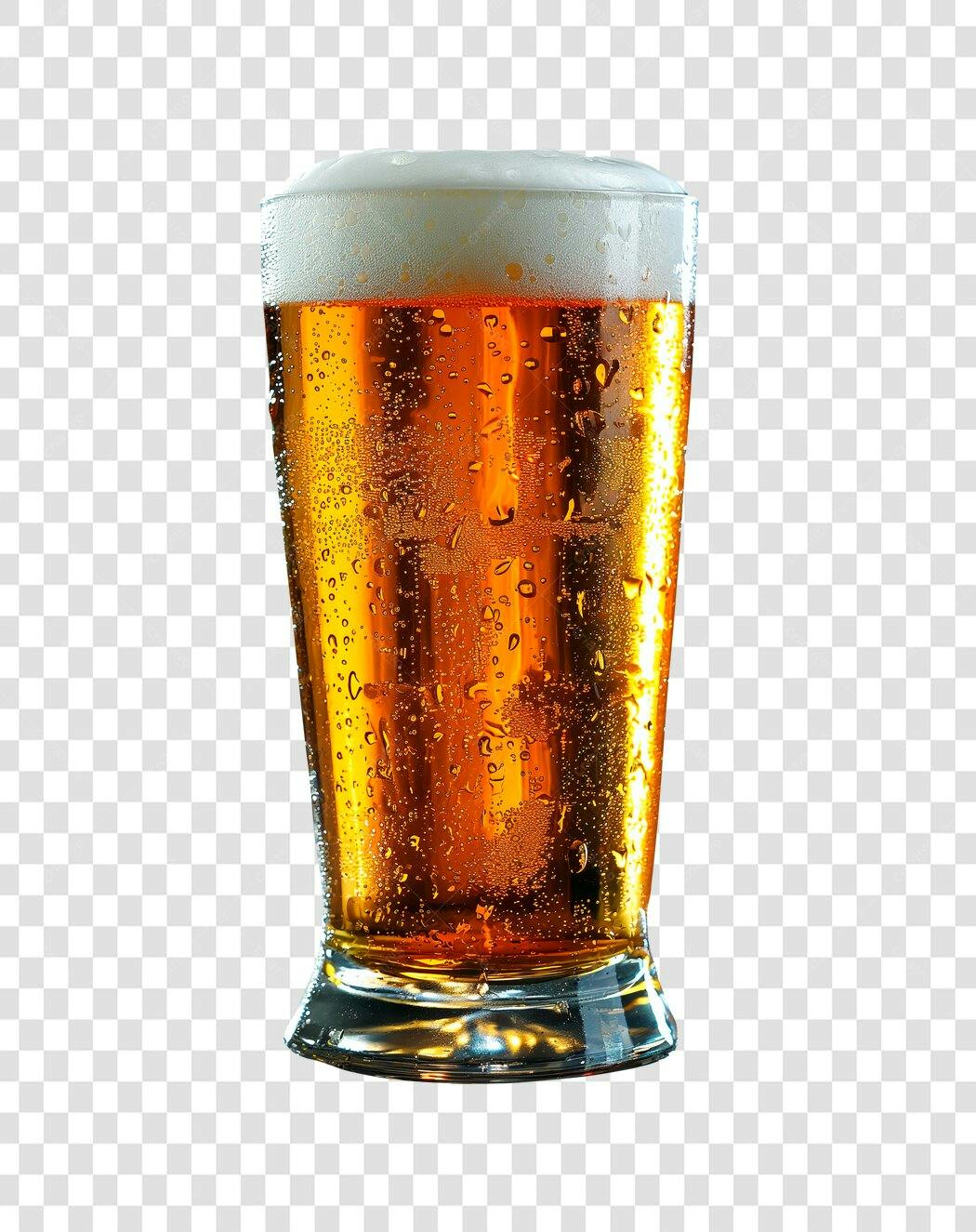 Elemento gráfico Copo de Cerveja Gelada com Espuma PNG com fundo transparente