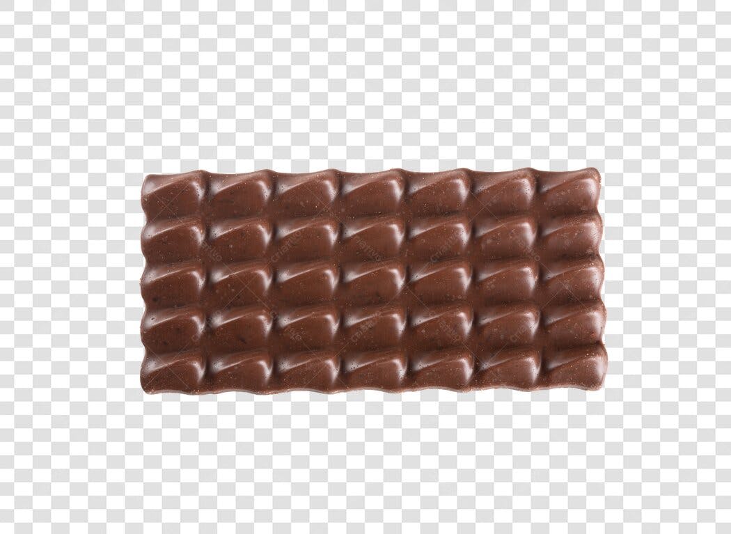 Imagem de produto barra de chocolate marrom com fundo transparente PNG